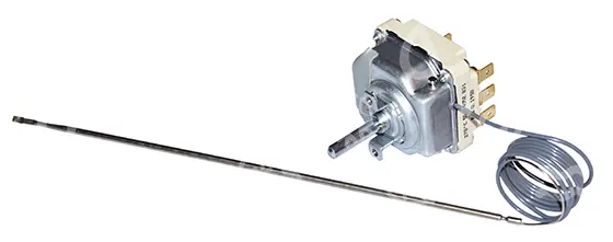 termostat regulační 50 - 270°C, 3 fáze/16A/250V, E.G.O., kapilára 900 mm